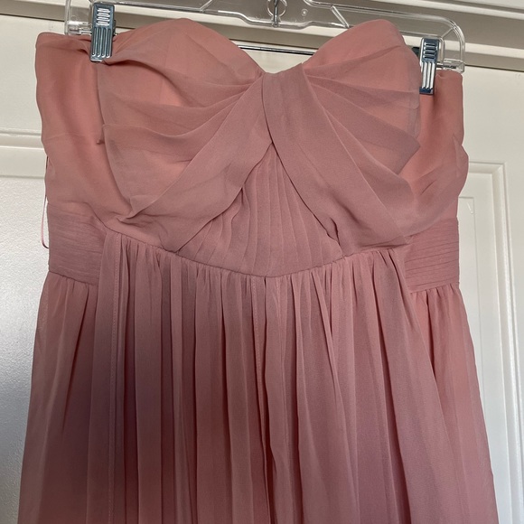 Birdy Grey L dusty pink bridesmaids dress. Strapless with long tulle to use. - Picture 2 of 5